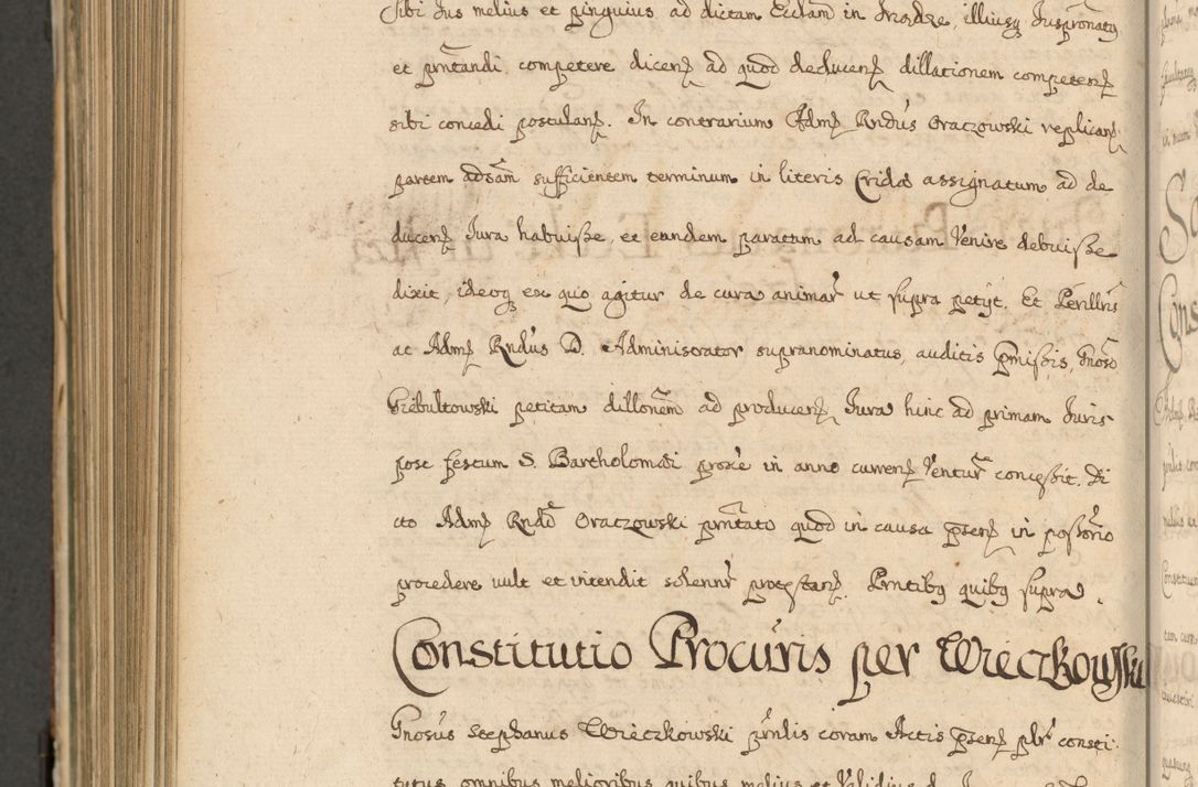 Zdjęcie nr 1073 dla obiektu archiwalnego: Volumen II actorum episcopalium R. D. Petri Gembicki, episcopi Cracoviensis, locum tenente in dioecesi R. D. Alberto Lipnicki, canonico Cracoviensi post discessum R. D. Episcopi in Italiam et usque ad redditum eiusdem in Poloniam, videlicet a die 16 Novembris 1644 et per a. D. 1645 inchoative ad Septembrem. Horum videatur index ad finem huius voluminis