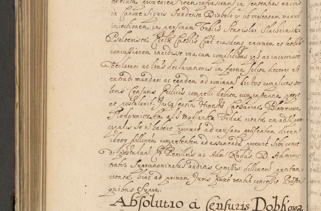 Zdjęcie nr 1067 dla obiektu archiwalnego: Volumen II actorum episcopalium R. D. Petri Gembicki, episcopi Cracoviensis, locum tenente in dioecesi R. D. Alberto Lipnicki, canonico Cracoviensi post discessum R. D. Episcopi in Italiam et usque ad redditum eiusdem in Poloniam, videlicet a die 16 Novembris 1644 et per a. D. 1645 inchoative ad Septembrem. Horum videatur index ad finem huius voluminis