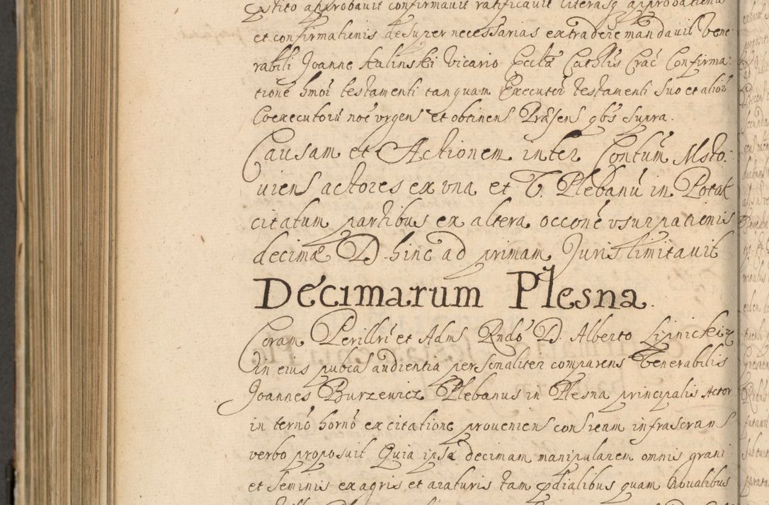 Zdjęcie nr 1063 dla obiektu archiwalnego: Volumen II actorum episcopalium R. D. Petri Gembicki, episcopi Cracoviensis, locum tenente in dioecesi R. D. Alberto Lipnicki, canonico Cracoviensi post discessum R. D. Episcopi in Italiam et usque ad redditum eiusdem in Poloniam, videlicet a die 16 Novembris 1644 et per a. D. 1645 inchoative ad Septembrem. Horum videatur index ad finem huius voluminis