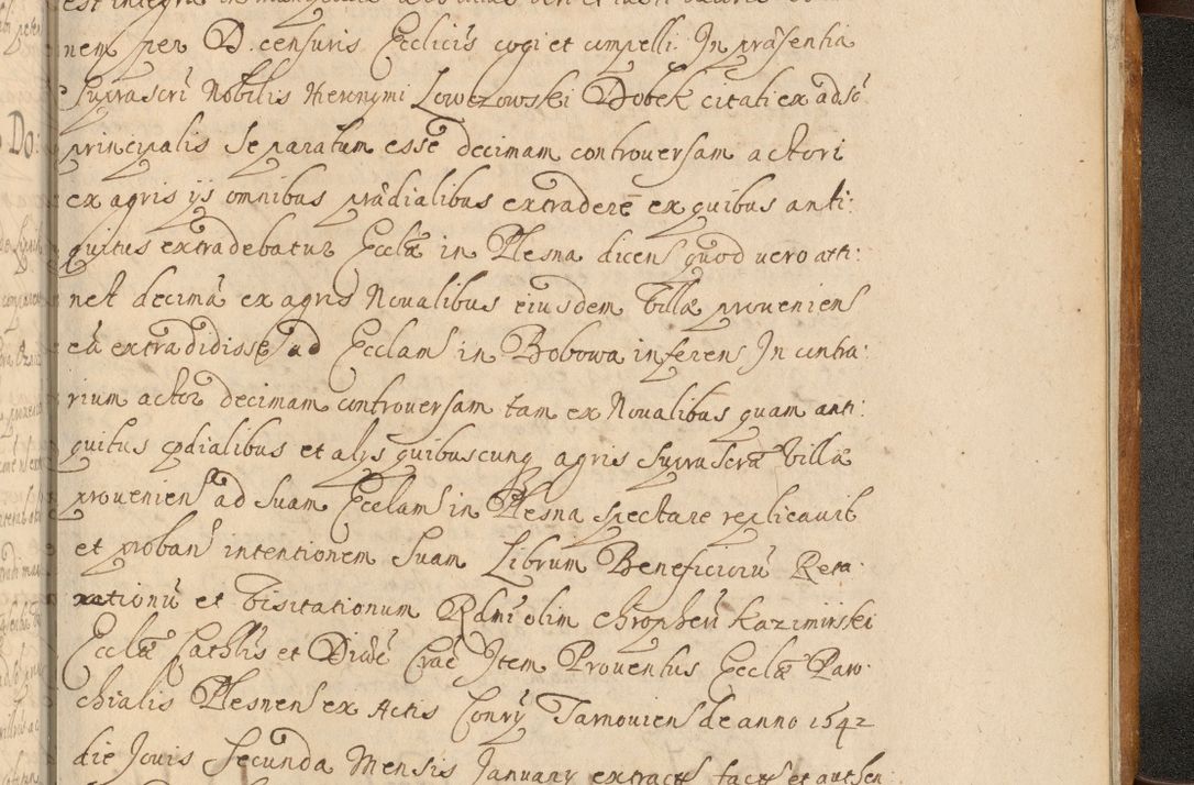Zdjęcie nr 1066 dla obiektu archiwalnego: Volumen II actorum episcopalium R. D. Petri Gembicki, episcopi Cracoviensis, locum tenente in dioecesi R. D. Alberto Lipnicki, canonico Cracoviensi post discessum R. D. Episcopi in Italiam et usque ad redditum eiusdem in Poloniam, videlicet a die 16 Novembris 1644 et per a. D. 1645 inchoative ad Septembrem. Horum videatur index ad finem huius voluminis