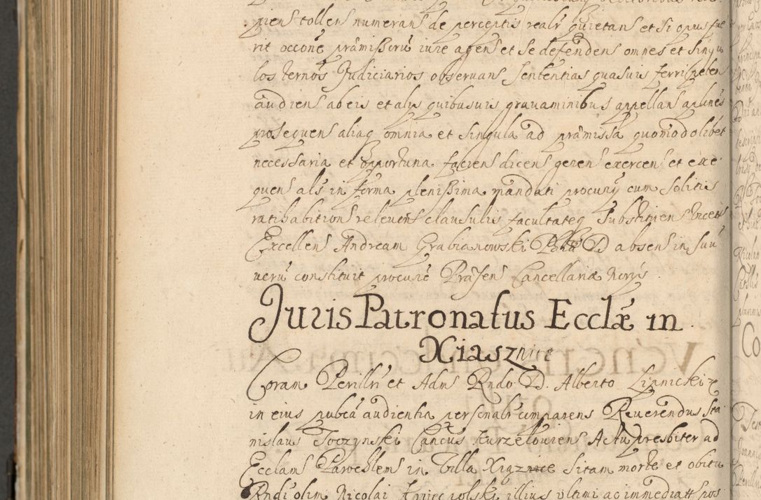 Zdjęcie nr 1061 dla obiektu archiwalnego: Volumen II actorum episcopalium R. D. Petri Gembicki, episcopi Cracoviensis, locum tenente in dioecesi R. D. Alberto Lipnicki, canonico Cracoviensi post discessum R. D. Episcopi in Italiam et usque ad redditum eiusdem in Poloniam, videlicet a die 16 Novembris 1644 et per a. D. 1645 inchoative ad Septembrem. Horum videatur index ad finem huius voluminis