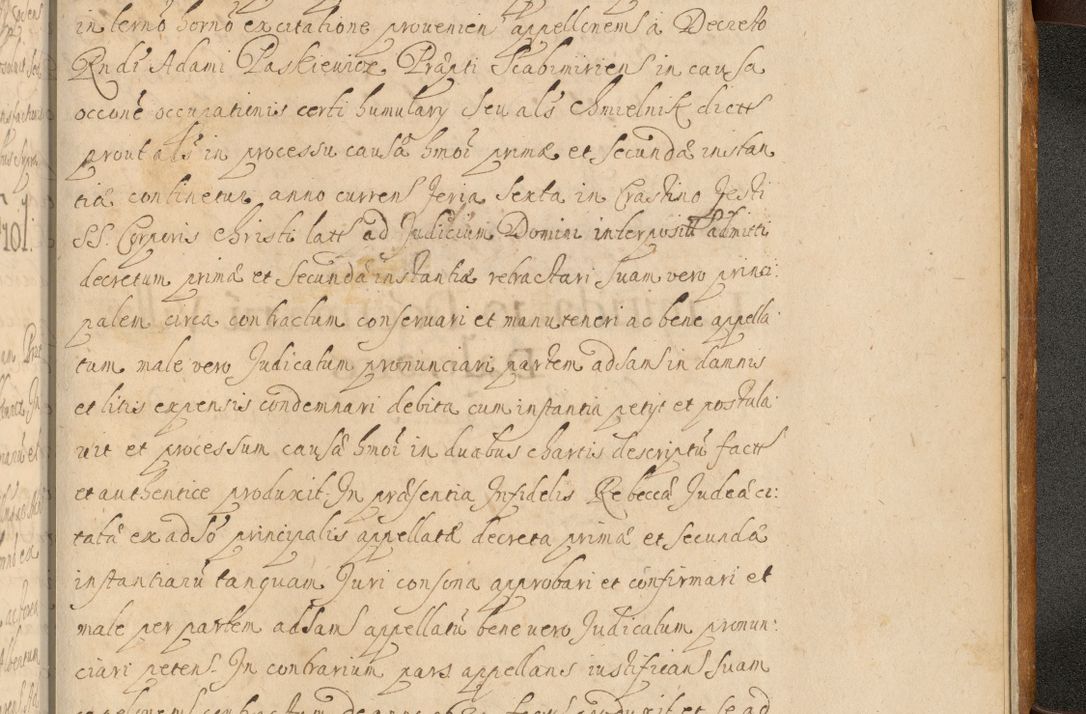 Zdjęcie nr 1048 dla obiektu archiwalnego: Volumen II actorum episcopalium R. D. Petri Gembicki, episcopi Cracoviensis, locum tenente in dioecesi R. D. Alberto Lipnicki, canonico Cracoviensi post discessum R. D. Episcopi in Italiam et usque ad redditum eiusdem in Poloniam, videlicet a die 16 Novembris 1644 et per a. D. 1645 inchoative ad Septembrem. Horum videatur index ad finem huius voluminis