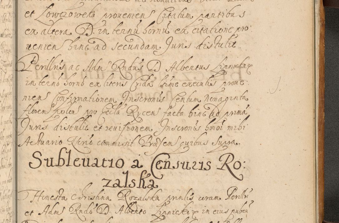 Zdjęcie nr 1046 dla obiektu archiwalnego: Volumen II actorum episcopalium R. D. Petri Gembicki, episcopi Cracoviensis, locum tenente in dioecesi R. D. Alberto Lipnicki, canonico Cracoviensi post discessum R. D. Episcopi in Italiam et usque ad redditum eiusdem in Poloniam, videlicet a die 16 Novembris 1644 et per a. D. 1645 inchoative ad Septembrem. Horum videatur index ad finem huius voluminis