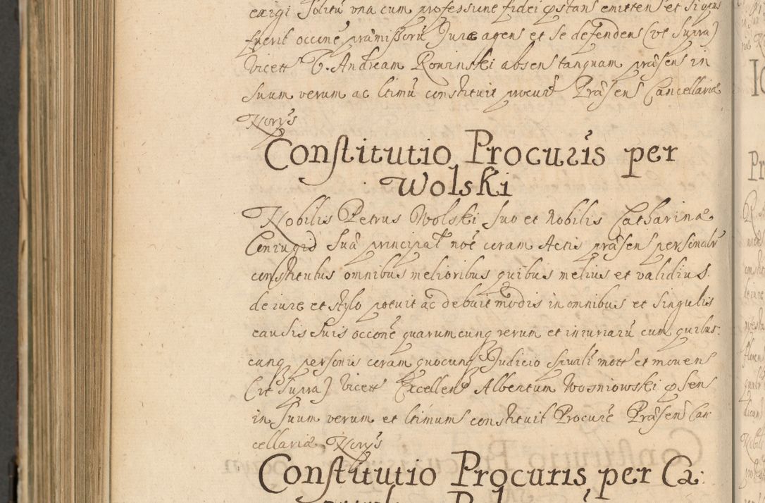 Zdjęcie nr 1039 dla obiektu archiwalnego: Volumen II actorum episcopalium R. D. Petri Gembicki, episcopi Cracoviensis, locum tenente in dioecesi R. D. Alberto Lipnicki, canonico Cracoviensi post discessum R. D. Episcopi in Italiam et usque ad redditum eiusdem in Poloniam, videlicet a die 16 Novembris 1644 et per a. D. 1645 inchoative ad Septembrem. Horum videatur index ad finem huius voluminis