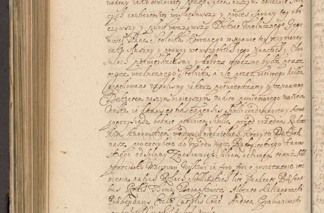 Zdjęcie nr 1033 dla obiektu archiwalnego: Volumen II actorum episcopalium R. D. Petri Gembicki, episcopi Cracoviensis, locum tenente in dioecesi R. D. Alberto Lipnicki, canonico Cracoviensi post discessum R. D. Episcopi in Italiam et usque ad redditum eiusdem in Poloniam, videlicet a die 16 Novembris 1644 et per a. D. 1645 inchoative ad Septembrem. Horum videatur index ad finem huius voluminis