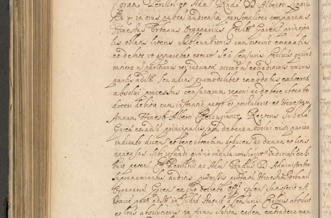 Zdjęcie nr 1029 dla obiektu archiwalnego: Volumen II actorum episcopalium R. D. Petri Gembicki, episcopi Cracoviensis, locum tenente in dioecesi R. D. Alberto Lipnicki, canonico Cracoviensi post discessum R. D. Episcopi in Italiam et usque ad redditum eiusdem in Poloniam, videlicet a die 16 Novembris 1644 et per a. D. 1645 inchoative ad Septembrem. Horum videatur index ad finem huius voluminis