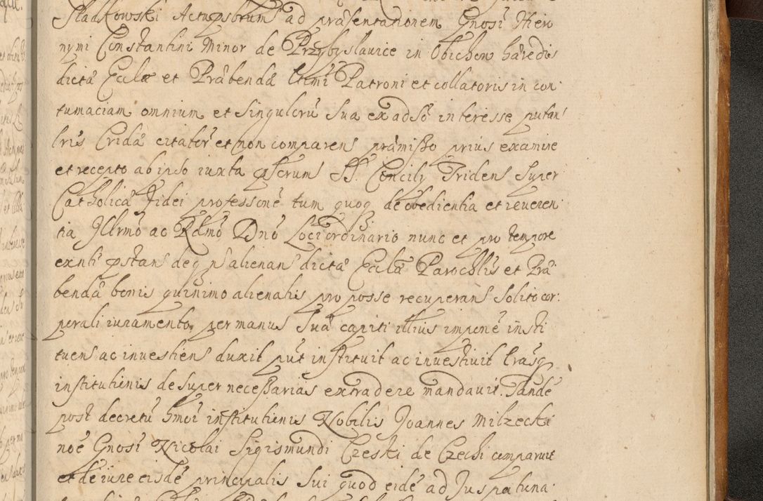 Zdjęcie nr 1028 dla obiektu archiwalnego: Volumen II actorum episcopalium R. D. Petri Gembicki, episcopi Cracoviensis, locum tenente in dioecesi R. D. Alberto Lipnicki, canonico Cracoviensi post discessum R. D. Episcopi in Italiam et usque ad redditum eiusdem in Poloniam, videlicet a die 16 Novembris 1644 et per a. D. 1645 inchoative ad Septembrem. Horum videatur index ad finem huius voluminis