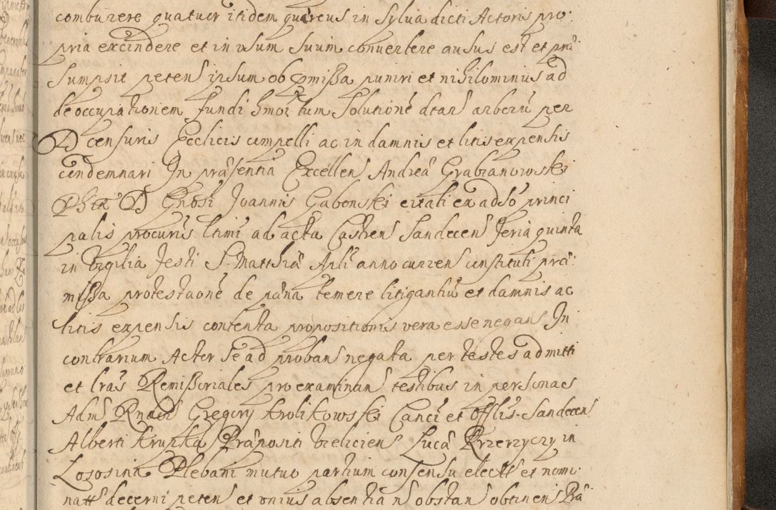 Zdjęcie nr 1014 dla obiektu archiwalnego: Volumen II actorum episcopalium R. D. Petri Gembicki, episcopi Cracoviensis, locum tenente in dioecesi R. D. Alberto Lipnicki, canonico Cracoviensi post discessum R. D. Episcopi in Italiam et usque ad redditum eiusdem in Poloniam, videlicet a die 16 Novembris 1644 et per a. D. 1645 inchoative ad Septembrem. Horum videatur index ad finem huius voluminis