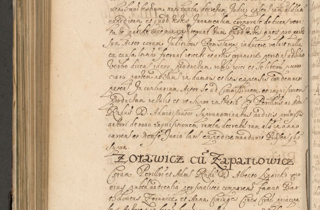 Zdjęcie nr 1011 dla obiektu archiwalnego: Volumen II actorum episcopalium R. D. Petri Gembicki, episcopi Cracoviensis, locum tenente in dioecesi R. D. Alberto Lipnicki, canonico Cracoviensi post discessum R. D. Episcopi in Italiam et usque ad redditum eiusdem in Poloniam, videlicet a die 16 Novembris 1644 et per a. D. 1645 inchoative ad Septembrem. Horum videatur index ad finem huius voluminis
