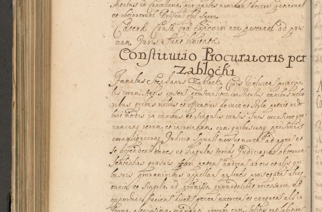 Zdjęcie nr 1007 dla obiektu archiwalnego: Volumen II actorum episcopalium R. D. Petri Gembicki, episcopi Cracoviensis, locum tenente in dioecesi R. D. Alberto Lipnicki, canonico Cracoviensi post discessum R. D. Episcopi in Italiam et usque ad redditum eiusdem in Poloniam, videlicet a die 16 Novembris 1644 et per a. D. 1645 inchoative ad Septembrem. Horum videatur index ad finem huius voluminis