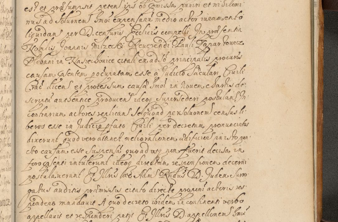Zdjęcie nr 1006 dla obiektu archiwalnego: Volumen II actorum episcopalium R. D. Petri Gembicki, episcopi Cracoviensis, locum tenente in dioecesi R. D. Alberto Lipnicki, canonico Cracoviensi post discessum R. D. Episcopi in Italiam et usque ad redditum eiusdem in Poloniam, videlicet a die 16 Novembris 1644 et per a. D. 1645 inchoative ad Septembrem. Horum videatur index ad finem huius voluminis