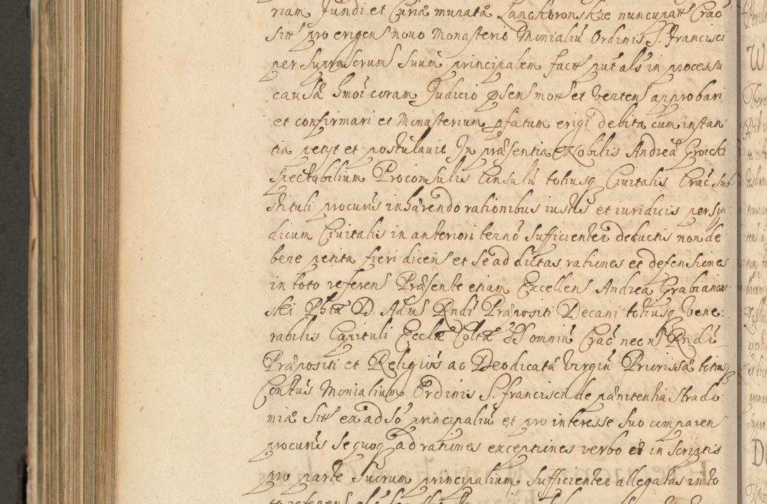 Zdjęcie nr 1003 dla obiektu archiwalnego: Volumen II actorum episcopalium R. D. Petri Gembicki, episcopi Cracoviensis, locum tenente in dioecesi R. D. Alberto Lipnicki, canonico Cracoviensi post discessum R. D. Episcopi in Italiam et usque ad redditum eiusdem in Poloniam, videlicet a die 16 Novembris 1644 et per a. D. 1645 inchoative ad Septembrem. Horum videatur index ad finem huius voluminis