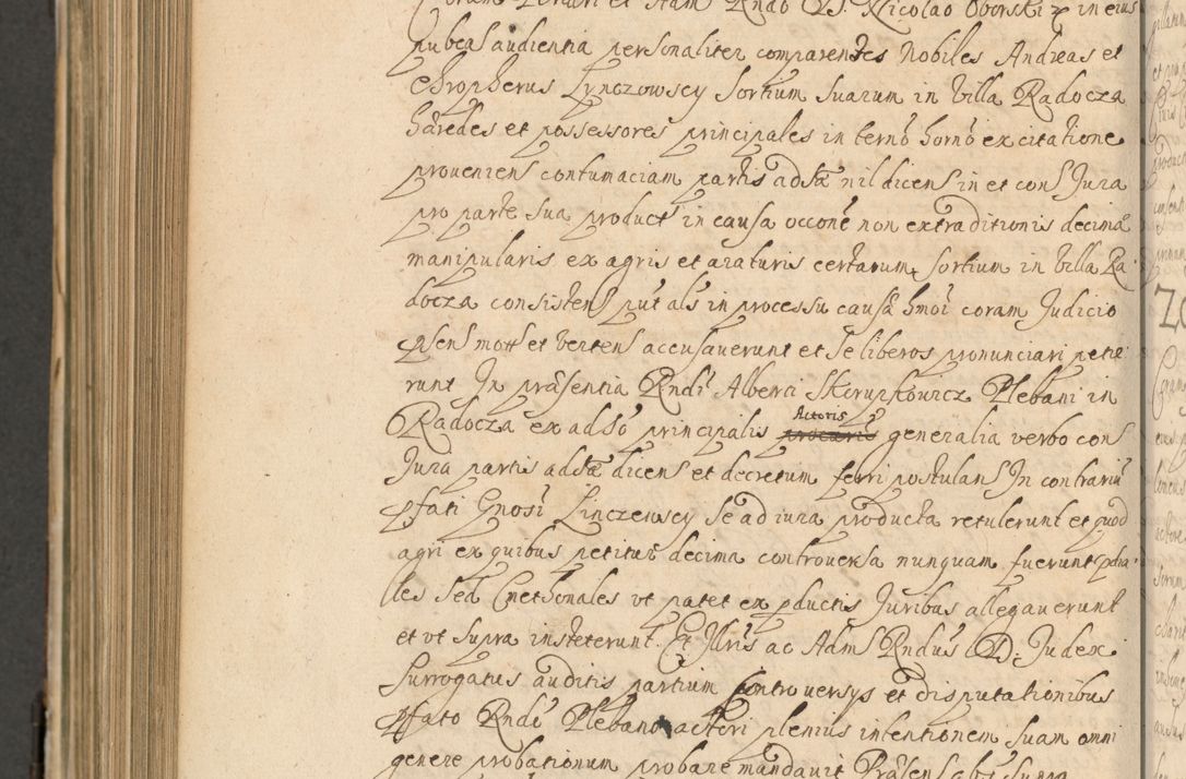 Zdjęcie nr 997 dla obiektu archiwalnego: Volumen II actorum episcopalium R. D. Petri Gembicki, episcopi Cracoviensis, locum tenente in dioecesi R. D. Alberto Lipnicki, canonico Cracoviensi post discessum R. D. Episcopi in Italiam et usque ad redditum eiusdem in Poloniam, videlicet a die 16 Novembris 1644 et per a. D. 1645 inchoative ad Septembrem. Horum videatur index ad finem huius voluminis