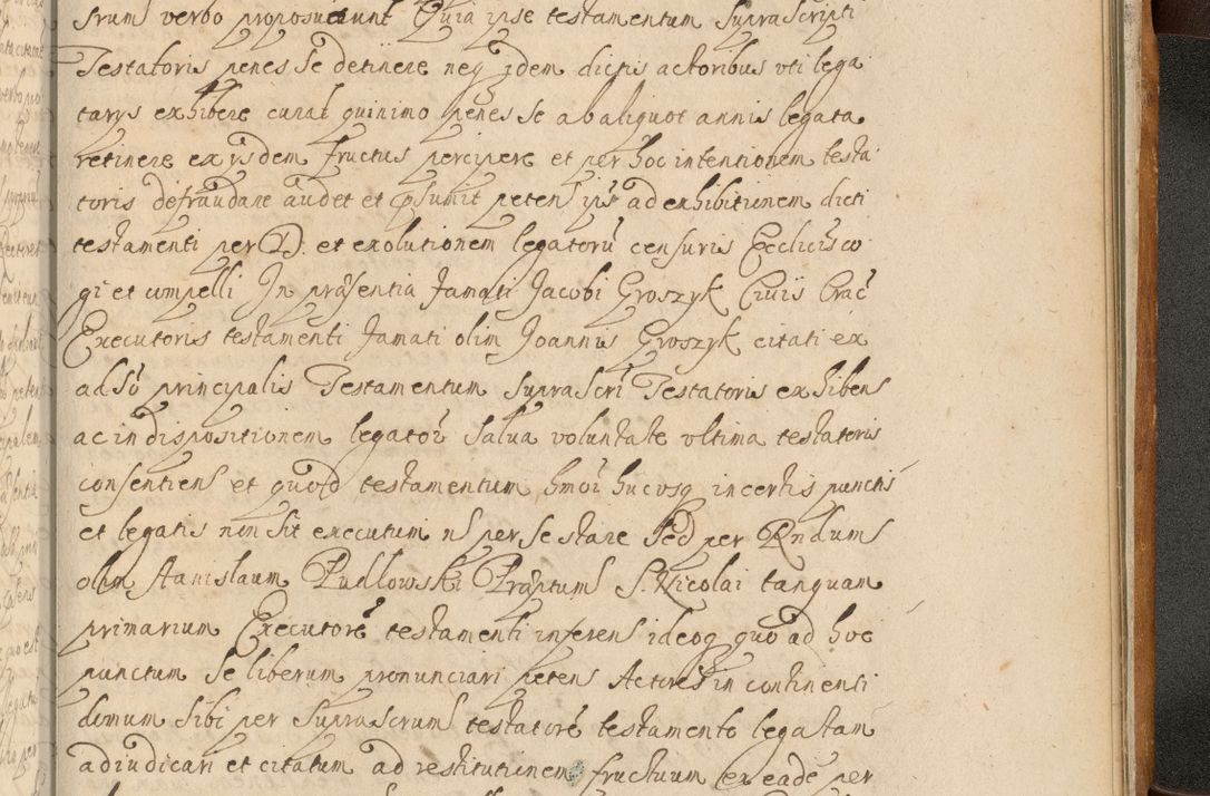 Zdjęcie nr 996 dla obiektu archiwalnego: Volumen II actorum episcopalium R. D. Petri Gembicki, episcopi Cracoviensis, locum tenente in dioecesi R. D. Alberto Lipnicki, canonico Cracoviensi post discessum R. D. Episcopi in Italiam et usque ad redditum eiusdem in Poloniam, videlicet a die 16 Novembris 1644 et per a. D. 1645 inchoative ad Septembrem. Horum videatur index ad finem huius voluminis