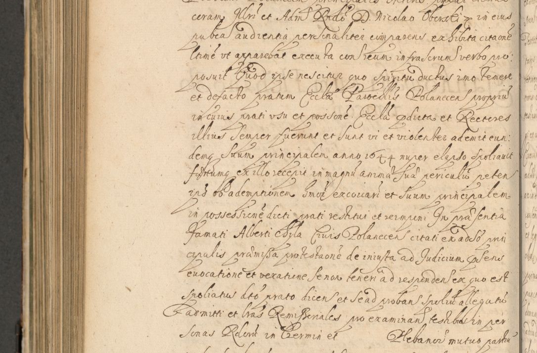 Zdjęcie nr 995 dla obiektu archiwalnego: Volumen II actorum episcopalium R. D. Petri Gembicki, episcopi Cracoviensis, locum tenente in dioecesi R. D. Alberto Lipnicki, canonico Cracoviensi post discessum R. D. Episcopi in Italiam et usque ad redditum eiusdem in Poloniam, videlicet a die 16 Novembris 1644 et per a. D. 1645 inchoative ad Septembrem. Horum videatur index ad finem huius voluminis