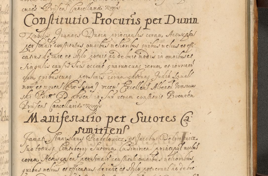 Zdjęcie nr 982 dla obiektu archiwalnego: Volumen II actorum episcopalium R. D. Petri Gembicki, episcopi Cracoviensis, locum tenente in dioecesi R. D. Alberto Lipnicki, canonico Cracoviensi post discessum R. D. Episcopi in Italiam et usque ad redditum eiusdem in Poloniam, videlicet a die 16 Novembris 1644 et per a. D. 1645 inchoative ad Septembrem. Horum videatur index ad finem huius voluminis