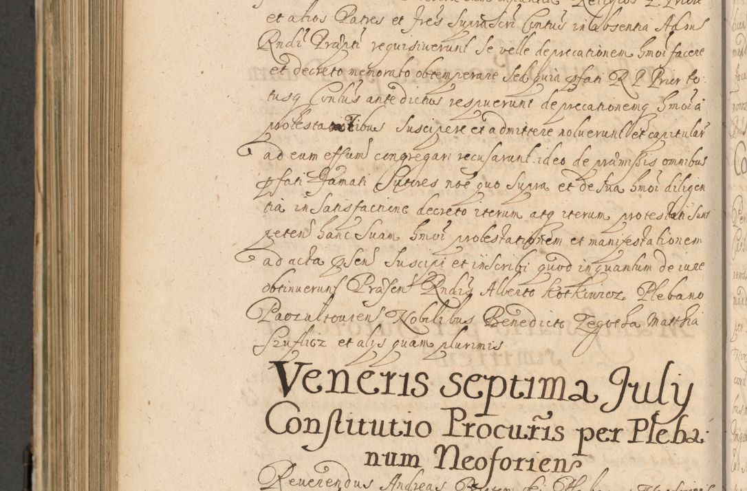 Zdjęcie nr 983 dla obiektu archiwalnego: Volumen II actorum episcopalium R. D. Petri Gembicki, episcopi Cracoviensis, locum tenente in dioecesi R. D. Alberto Lipnicki, canonico Cracoviensi post discessum R. D. Episcopi in Italiam et usque ad redditum eiusdem in Poloniam, videlicet a die 16 Novembris 1644 et per a. D. 1645 inchoative ad Septembrem. Horum videatur index ad finem huius voluminis