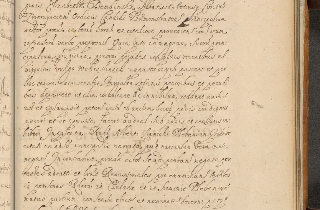 Zdjęcie nr 976 dla obiektu archiwalnego: Volumen II actorum episcopalium R. D. Petri Gembicki, episcopi Cracoviensis, locum tenente in dioecesi R. D. Alberto Lipnicki, canonico Cracoviensi post discessum R. D. Episcopi in Italiam et usque ad redditum eiusdem in Poloniam, videlicet a die 16 Novembris 1644 et per a. D. 1645 inchoative ad Septembrem. Horum videatur index ad finem huius voluminis