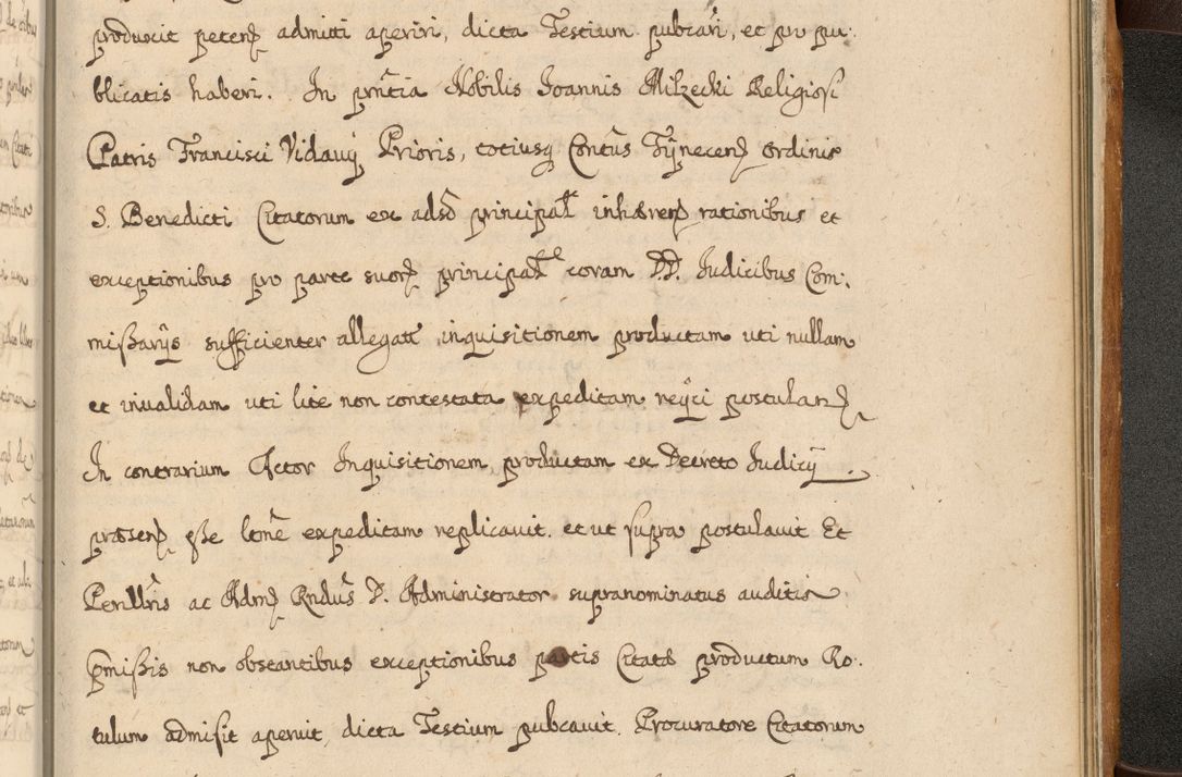 Zdjęcie nr 970 dla obiektu archiwalnego: Volumen II actorum episcopalium R. D. Petri Gembicki, episcopi Cracoviensis, locum tenente in dioecesi R. D. Alberto Lipnicki, canonico Cracoviensi post discessum R. D. Episcopi in Italiam et usque ad redditum eiusdem in Poloniam, videlicet a die 16 Novembris 1644 et per a. D. 1645 inchoative ad Septembrem. Horum videatur index ad finem huius voluminis