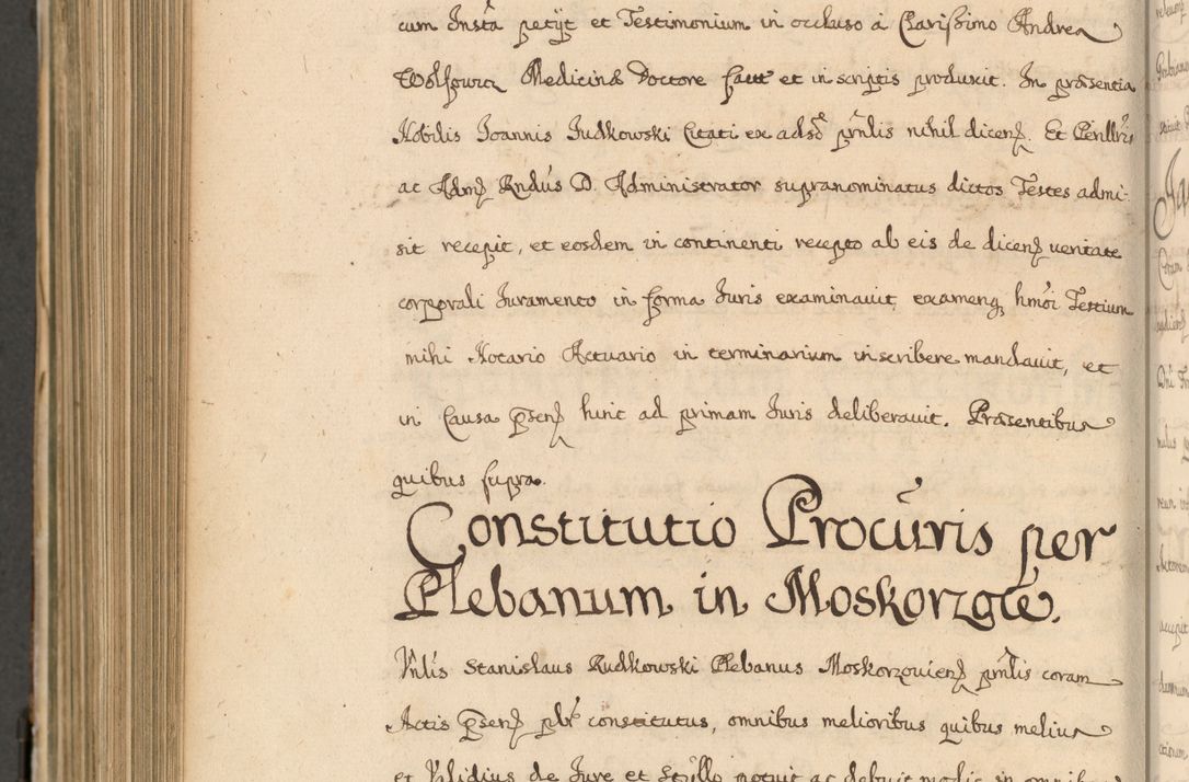 Zdjęcie nr 961 dla obiektu archiwalnego: Volumen II actorum episcopalium R. D. Petri Gembicki, episcopi Cracoviensis, locum tenente in dioecesi R. D. Alberto Lipnicki, canonico Cracoviensi post discessum R. D. Episcopi in Italiam et usque ad redditum eiusdem in Poloniam, videlicet a die 16 Novembris 1644 et per a. D. 1645 inchoative ad Septembrem. Horum videatur index ad finem huius voluminis