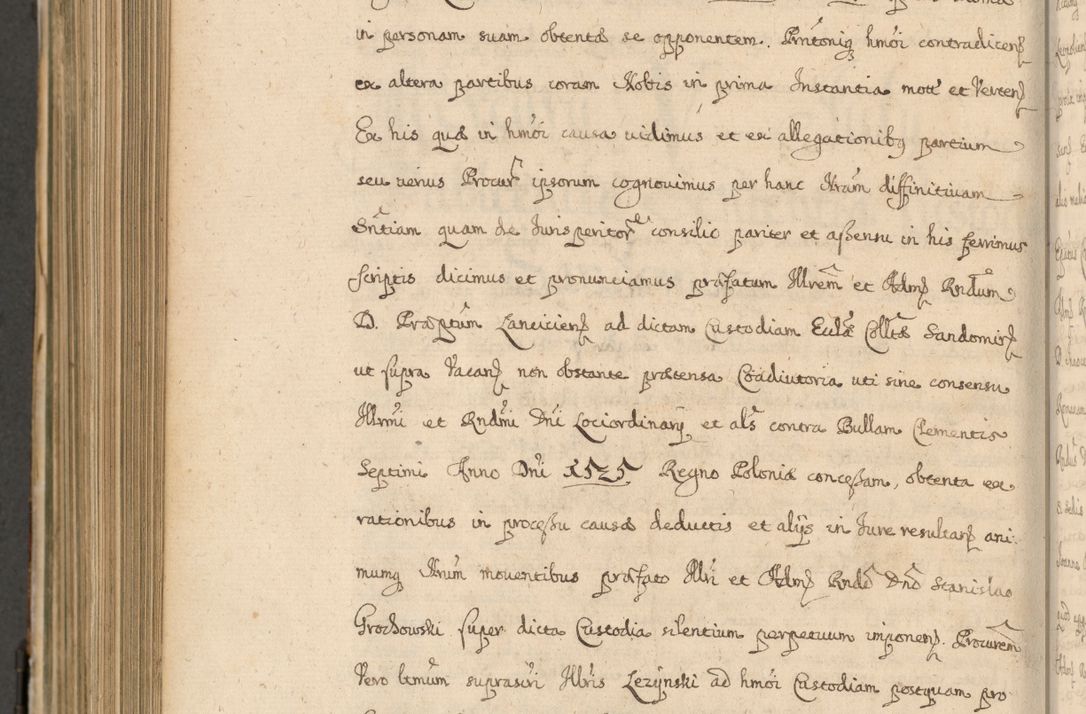 Zdjęcie nr 953 dla obiektu archiwalnego: Volumen II actorum episcopalium R. D. Petri Gembicki, episcopi Cracoviensis, locum tenente in dioecesi R. D. Alberto Lipnicki, canonico Cracoviensi post discessum R. D. Episcopi in Italiam et usque ad redditum eiusdem in Poloniam, videlicet a die 16 Novembris 1644 et per a. D. 1645 inchoative ad Septembrem. Horum videatur index ad finem huius voluminis