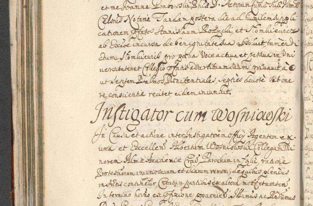 Zdjęcie nr 200 dla obiektu archiwalnego: Acta actorum, decretorum, sententiarum, erectionum, confirmationum, institutionum, resignationum, constitutionum, provisionum, quietationum, submissionum, protestationum, substitutionum R. D. Petri Gembicki, episcopi Cracoviensis, ducis Severiae in a. D. 1650 et 1651 acticatorum. Volumen V