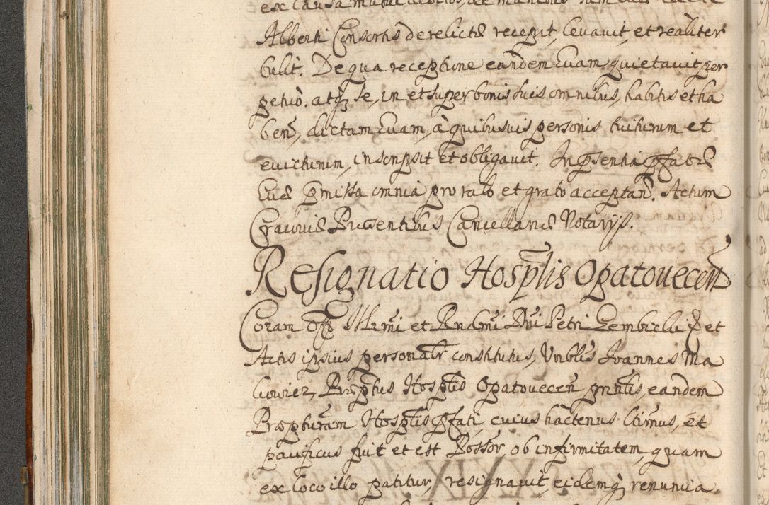 Zdjęcie nr 194 dla obiektu archiwalnego: Acta actorum, decretorum, sententiarum, erectionum, confirmationum, institutionum, resignationum, constitutionum, provisionum, quietationum, submissionum, protestationum, substitutionum R. D. Petri Gembicki, episcopi Cracoviensis, ducis Severiae in a. D. 1650 et 1651 acticatorum. Volumen V