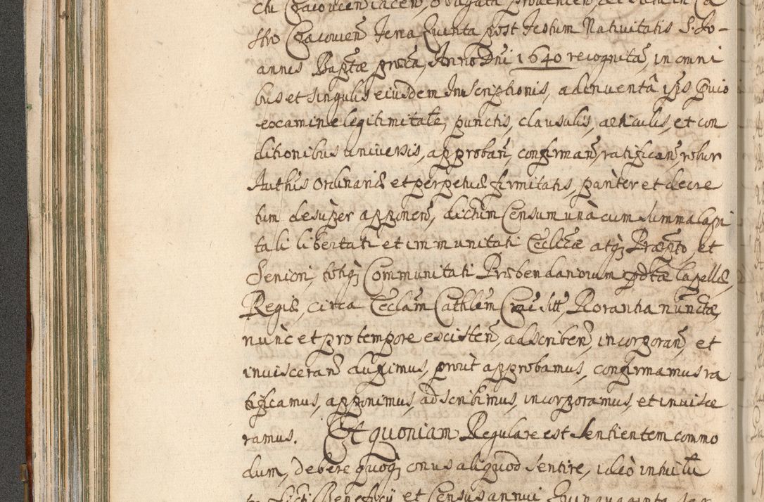 Zdjęcie nr 192 dla obiektu archiwalnego: Acta actorum, decretorum, sententiarum, erectionum, confirmationum, institutionum, resignationum, constitutionum, provisionum, quietationum, submissionum, protestationum, substitutionum R. D. Petri Gembicki, episcopi Cracoviensis, ducis Severiae in a. D. 1650 et 1651 acticatorum. Volumen V