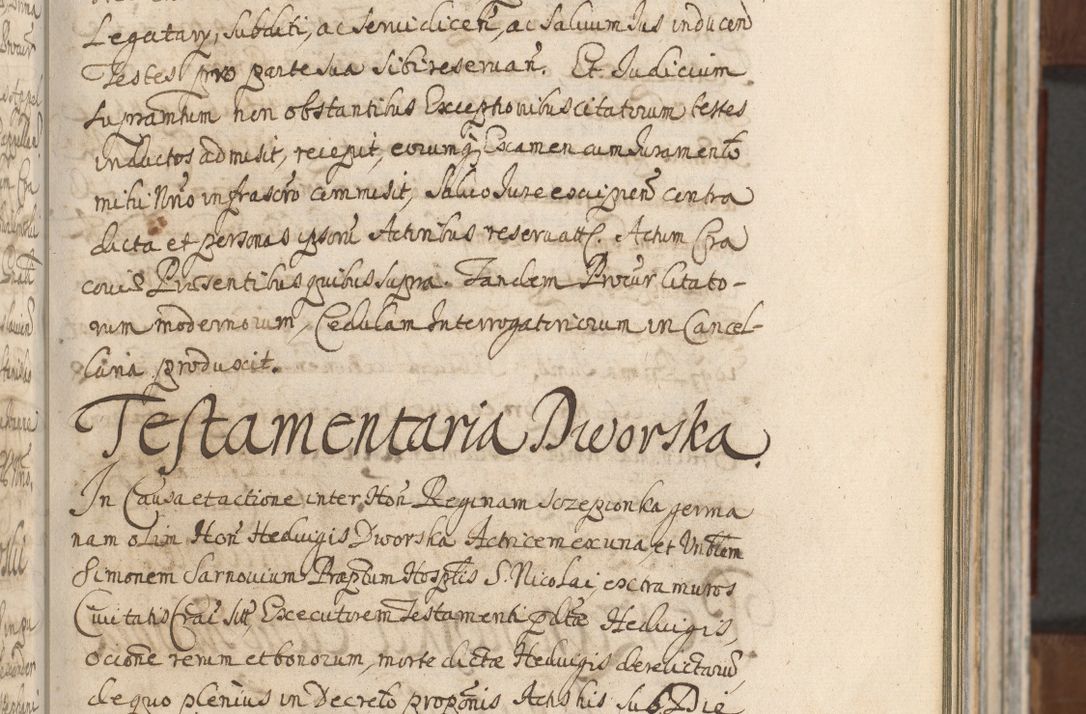 Zdjęcie nr 183 dla obiektu archiwalnego: Acta actorum, decretorum, sententiarum, erectionum, confirmationum, institutionum, resignationum, constitutionum, provisionum, quietationum, submissionum, protestationum, substitutionum R. D. Petri Gembicki, episcopi Cracoviensis, ducis Severiae in a. D. 1650 et 1651 acticatorum. Volumen V