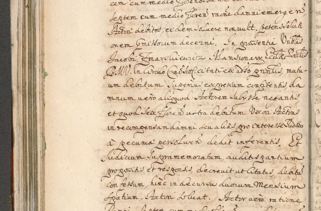 Zdjęcie nr 178 dla obiektu archiwalnego: Acta actorum, decretorum, sententiarum, erectionum, confirmationum, institutionum, resignationum, constitutionum, provisionum, quietationum, submissionum, protestationum, substitutionum R. D. Petri Gembicki, episcopi Cracoviensis, ducis Severiae in a. D. 1650 et 1651 acticatorum. Volumen V