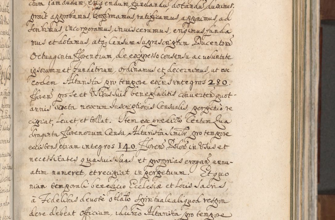 Zdjęcie nr 175 dla obiektu archiwalnego: Acta actorum, decretorum, sententiarum, erectionum, confirmationum, institutionum, resignationum, constitutionum, provisionum, quietationum, submissionum, protestationum, substitutionum R. D. Petri Gembicki, episcopi Cracoviensis, ducis Severiae in a. D. 1650 et 1651 acticatorum. Volumen V