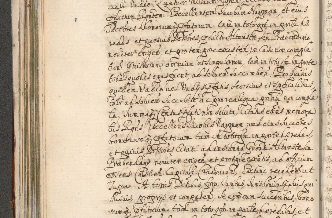 Zdjęcie nr 168 dla obiektu archiwalnego: Acta actorum, decretorum, sententiarum, erectionum, confirmationum, institutionum, resignationum, constitutionum, provisionum, quietationum, submissionum, protestationum, substitutionum R. D. Petri Gembicki, episcopi Cracoviensis, ducis Severiae in a. D. 1650 et 1651 acticatorum. Volumen V