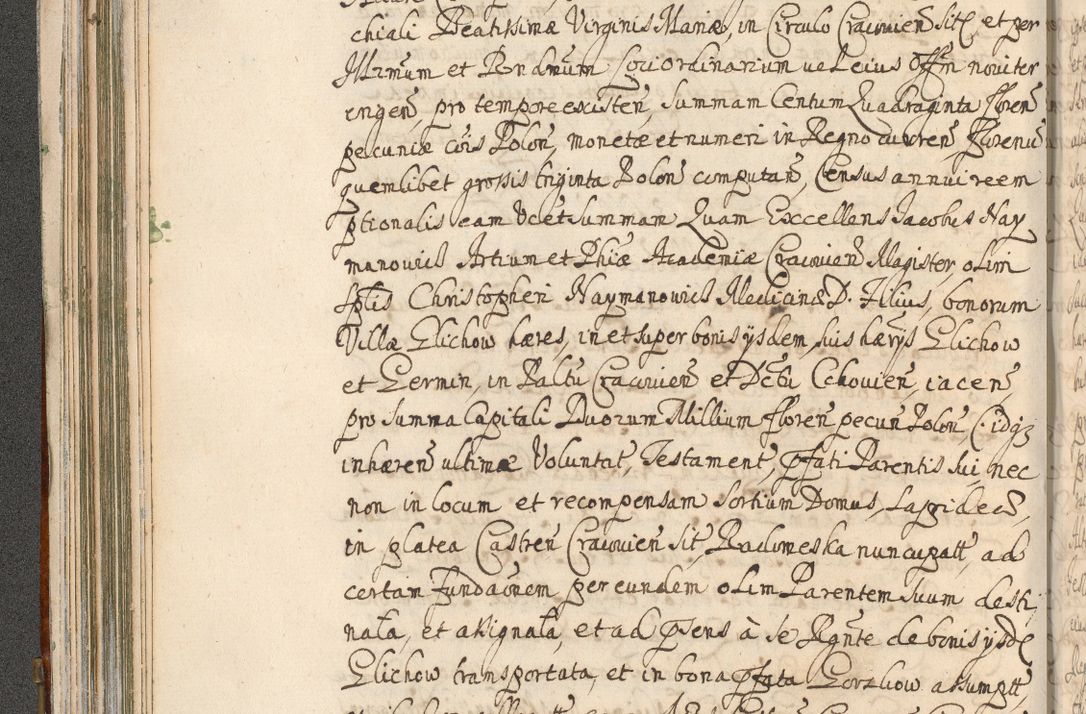 Zdjęcie nr 170 dla obiektu archiwalnego: Acta actorum, decretorum, sententiarum, erectionum, confirmationum, institutionum, resignationum, constitutionum, provisionum, quietationum, submissionum, protestationum, substitutionum R. D. Petri Gembicki, episcopi Cracoviensis, ducis Severiae in a. D. 1650 et 1651 acticatorum. Volumen V
