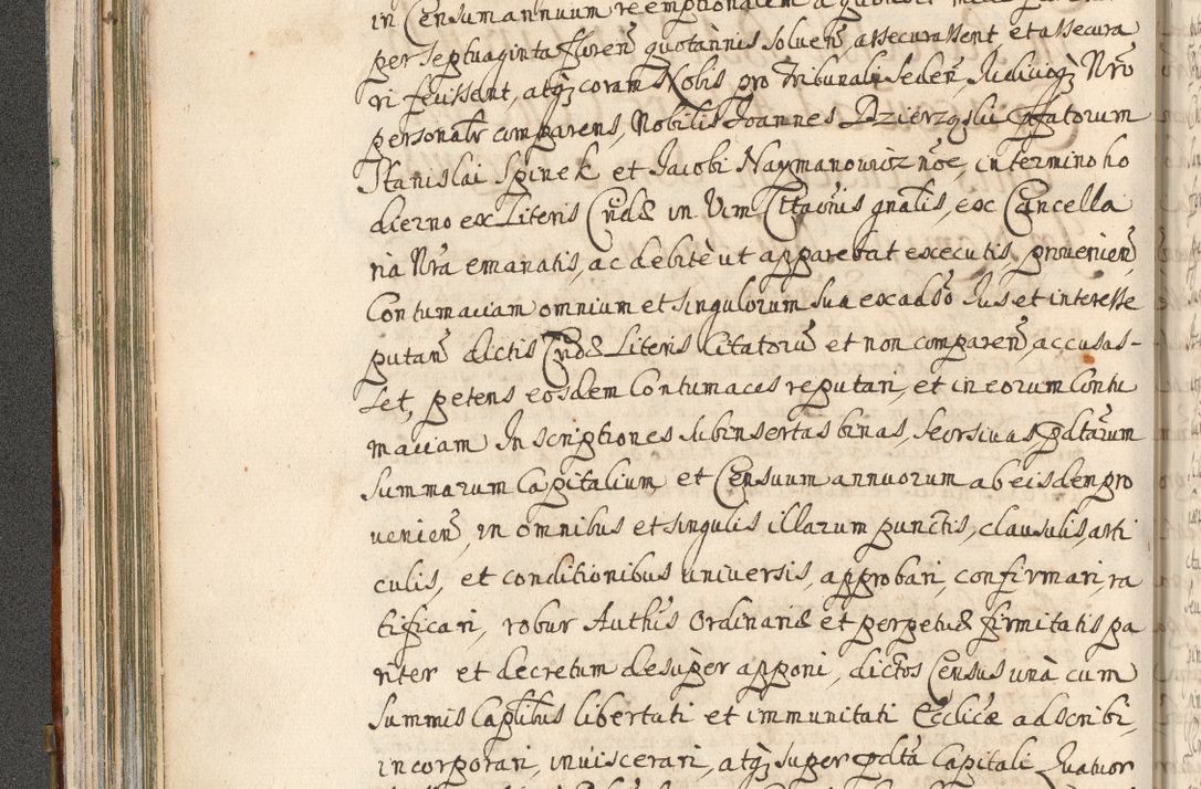 Zdjęcie nr 164 dla obiektu archiwalnego: Acta actorum, decretorum, sententiarum, erectionum, confirmationum, institutionum, resignationum, constitutionum, provisionum, quietationum, submissionum, protestationum, substitutionum R. D. Petri Gembicki, episcopi Cracoviensis, ducis Severiae in a. D. 1650 et 1651 acticatorum. Volumen V
