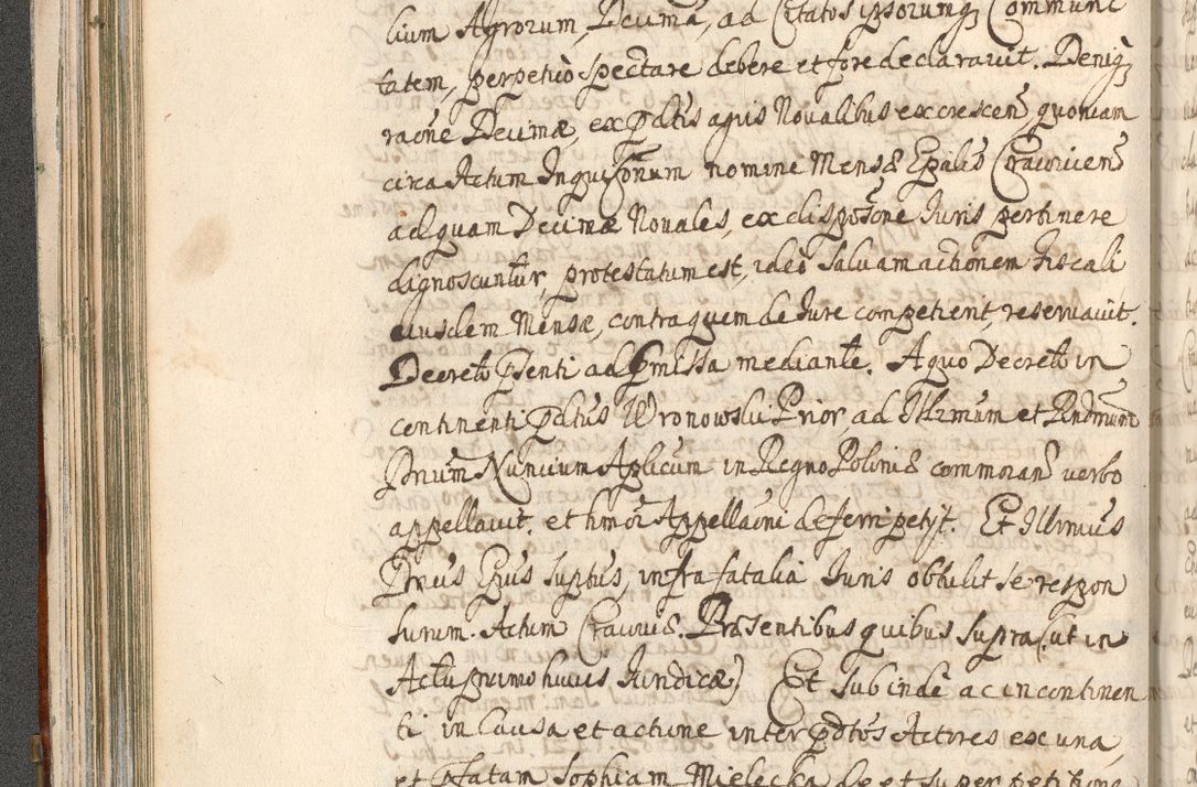 Zdjęcie nr 152 dla obiektu archiwalnego: Acta actorum, decretorum, sententiarum, erectionum, confirmationum, institutionum, resignationum, constitutionum, provisionum, quietationum, submissionum, protestationum, substitutionum R. D. Petri Gembicki, episcopi Cracoviensis, ducis Severiae in a. D. 1650 et 1651 acticatorum. Volumen V
