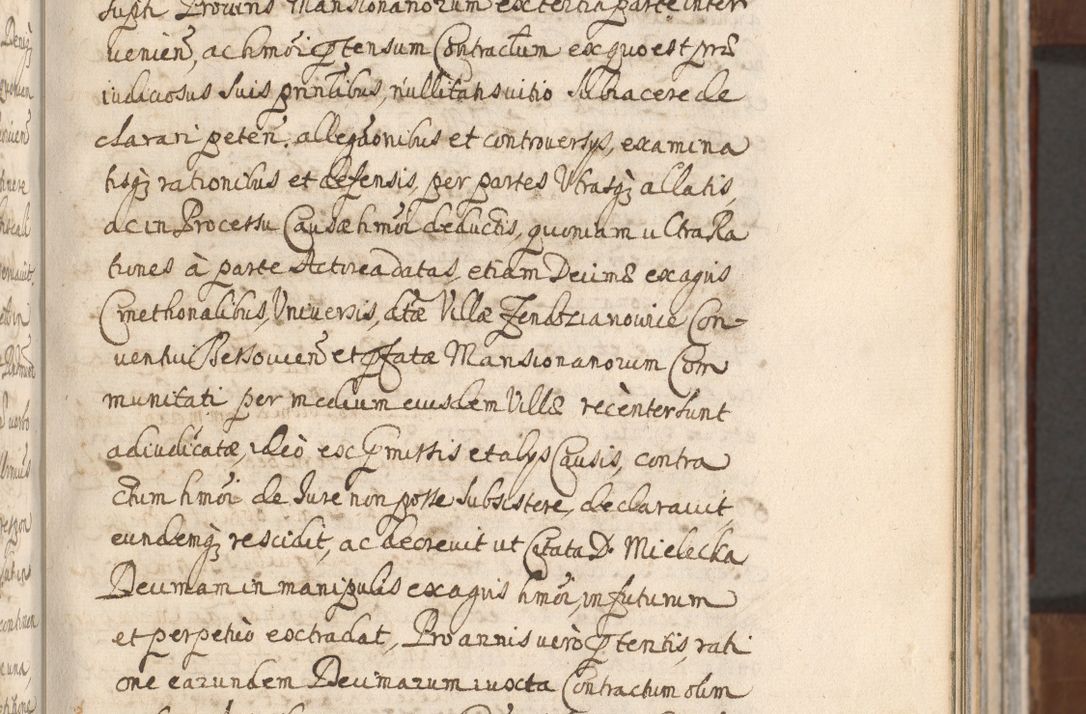 Zdjęcie nr 153 dla obiektu archiwalnego: Acta actorum, decretorum, sententiarum, erectionum, confirmationum, institutionum, resignationum, constitutionum, provisionum, quietationum, submissionum, protestationum, substitutionum R. D. Petri Gembicki, episcopi Cracoviensis, ducis Severiae in a. D. 1650 et 1651 acticatorum. Volumen V