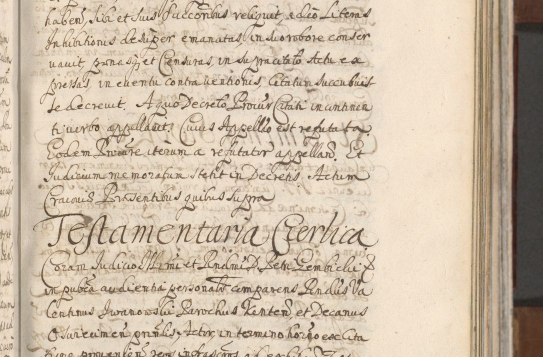Zdjęcie nr 145 dla obiektu archiwalnego: Acta actorum, decretorum, sententiarum, erectionum, confirmationum, institutionum, resignationum, constitutionum, provisionum, quietationum, submissionum, protestationum, substitutionum R. D. Petri Gembicki, episcopi Cracoviensis, ducis Severiae in a. D. 1650 et 1651 acticatorum. Volumen V