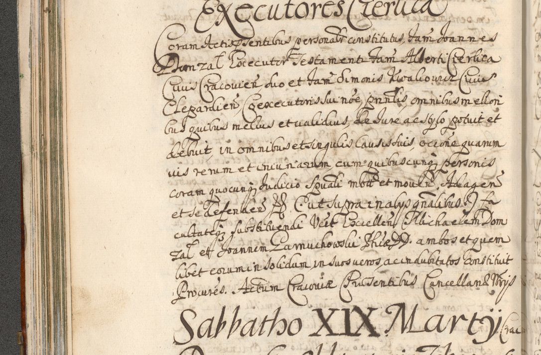 Zdjęcie nr 140 dla obiektu archiwalnego: Acta actorum, decretorum, sententiarum, erectionum, confirmationum, institutionum, resignationum, constitutionum, provisionum, quietationum, submissionum, protestationum, substitutionum R. D. Petri Gembicki, episcopi Cracoviensis, ducis Severiae in a. D. 1650 et 1651 acticatorum. Volumen V