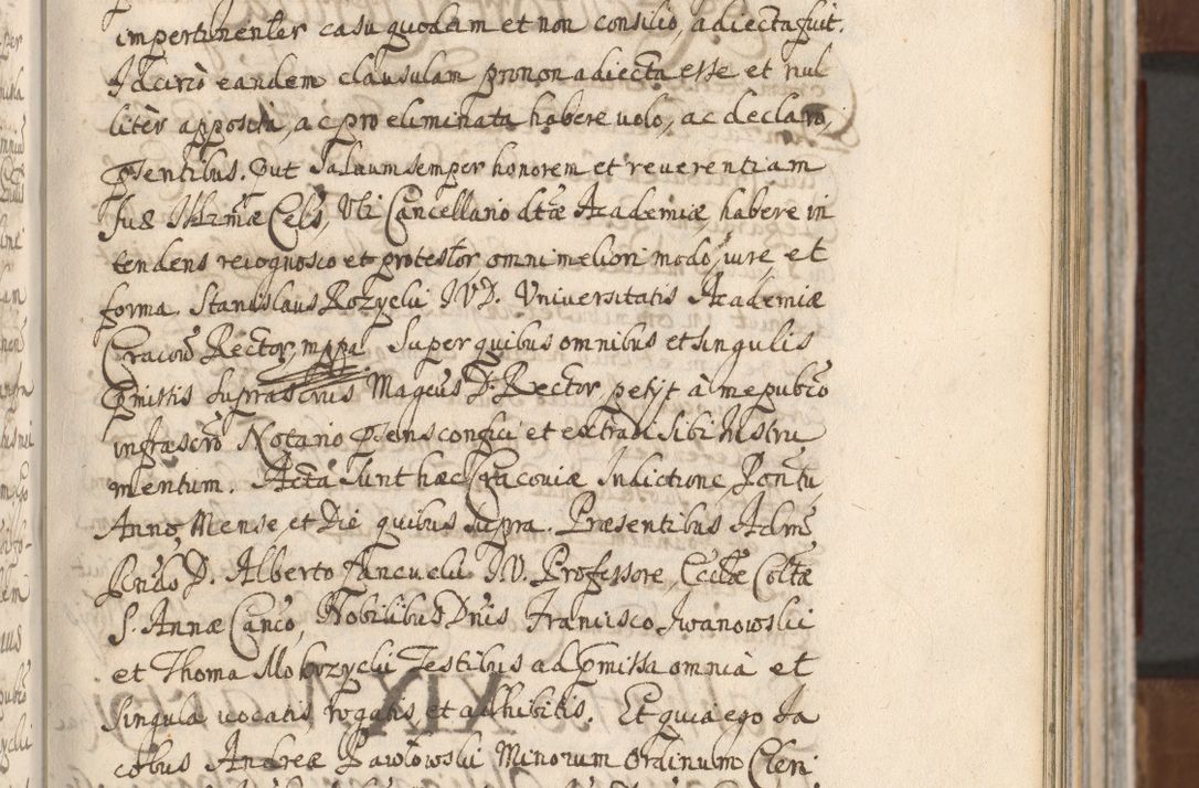 Zdjęcie nr 139 dla obiektu archiwalnego: Acta actorum, decretorum, sententiarum, erectionum, confirmationum, institutionum, resignationum, constitutionum, provisionum, quietationum, submissionum, protestationum, substitutionum R. D. Petri Gembicki, episcopi Cracoviensis, ducis Severiae in a. D. 1650 et 1651 acticatorum. Volumen V