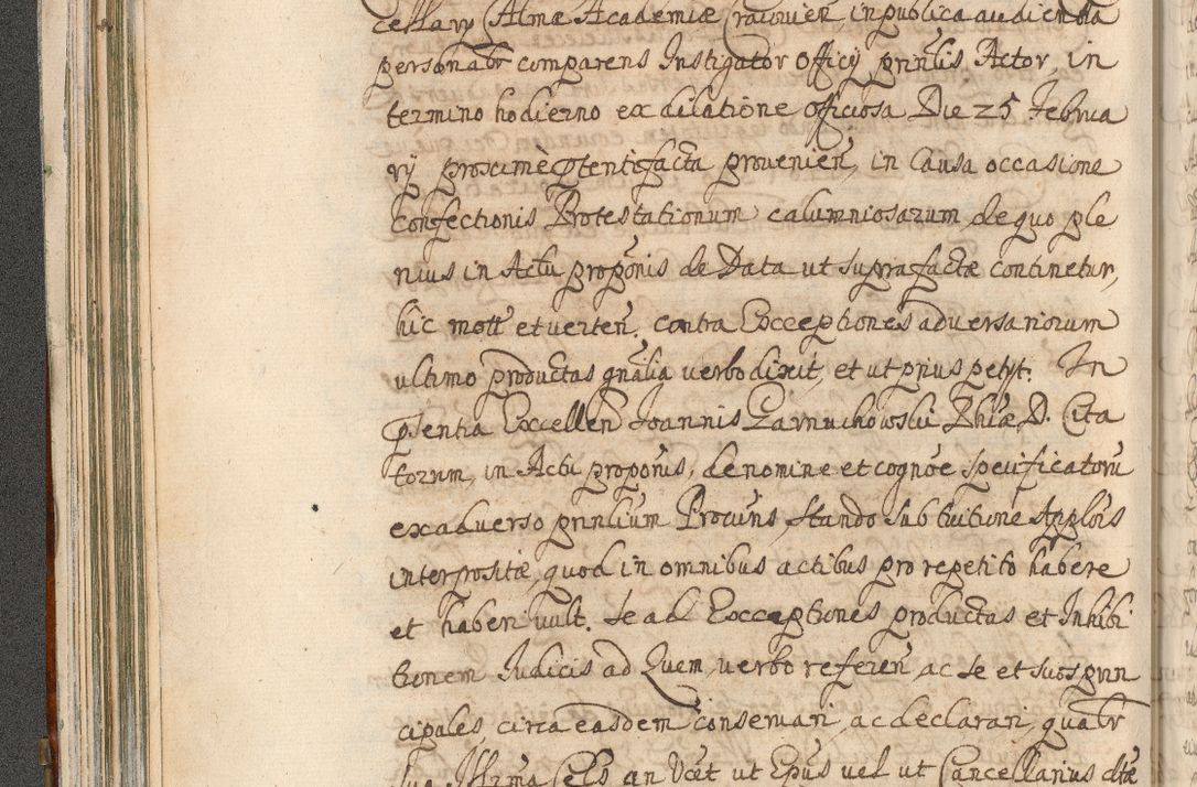 Zdjęcie nr 136 dla obiektu archiwalnego: Acta actorum, decretorum, sententiarum, erectionum, confirmationum, institutionum, resignationum, constitutionum, provisionum, quietationum, submissionum, protestationum, substitutionum R. D. Petri Gembicki, episcopi Cracoviensis, ducis Severiae in a. D. 1650 et 1651 acticatorum. Volumen V
