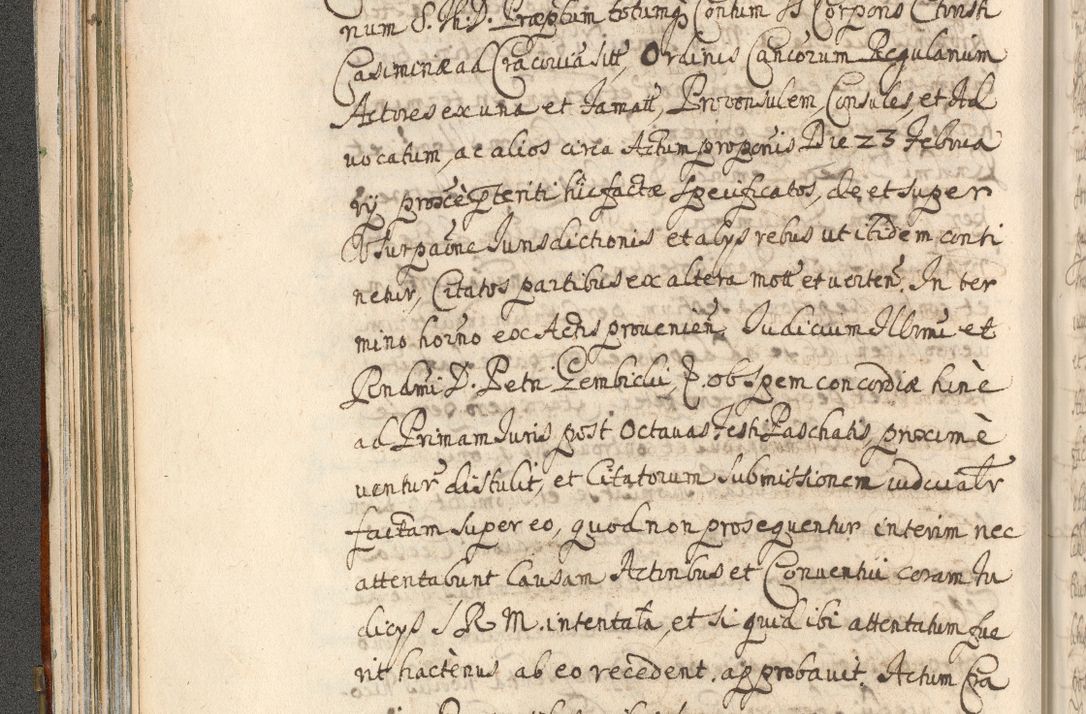 Zdjęcie nr 132 dla obiektu archiwalnego: Acta actorum, decretorum, sententiarum, erectionum, confirmationum, institutionum, resignationum, constitutionum, provisionum, quietationum, submissionum, protestationum, substitutionum R. D. Petri Gembicki, episcopi Cracoviensis, ducis Severiae in a. D. 1650 et 1651 acticatorum. Volumen V