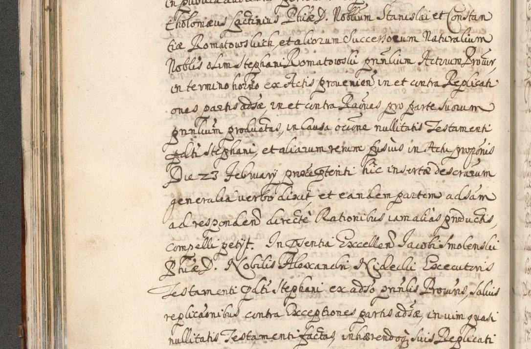 Zdjęcie nr 126 dla obiektu archiwalnego: Acta actorum, decretorum, sententiarum, erectionum, confirmationum, institutionum, resignationum, constitutionum, provisionum, quietationum, submissionum, protestationum, substitutionum R. D. Petri Gembicki, episcopi Cracoviensis, ducis Severiae in a. D. 1650 et 1651 acticatorum. Volumen V