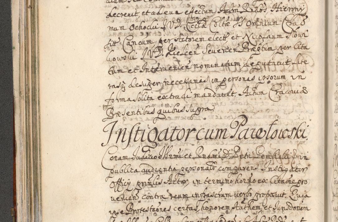 Zdjęcie nr 128 dla obiektu archiwalnego: Acta actorum, decretorum, sententiarum, erectionum, confirmationum, institutionum, resignationum, constitutionum, provisionum, quietationum, submissionum, protestationum, substitutionum R. D. Petri Gembicki, episcopi Cracoviensis, ducis Severiae in a. D. 1650 et 1651 acticatorum. Volumen V