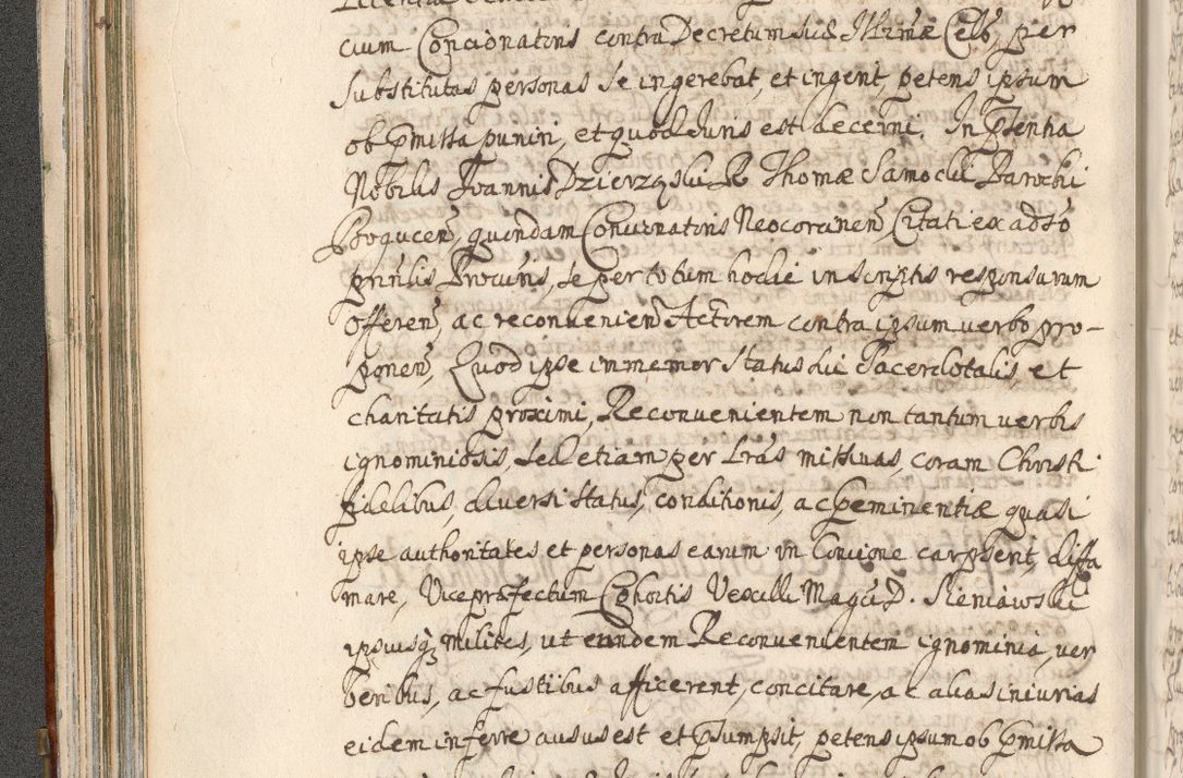 Zdjęcie nr 130 dla obiektu archiwalnego: Acta actorum, decretorum, sententiarum, erectionum, confirmationum, institutionum, resignationum, constitutionum, provisionum, quietationum, submissionum, protestationum, substitutionum R. D. Petri Gembicki, episcopi Cracoviensis, ducis Severiae in a. D. 1650 et 1651 acticatorum. Volumen V