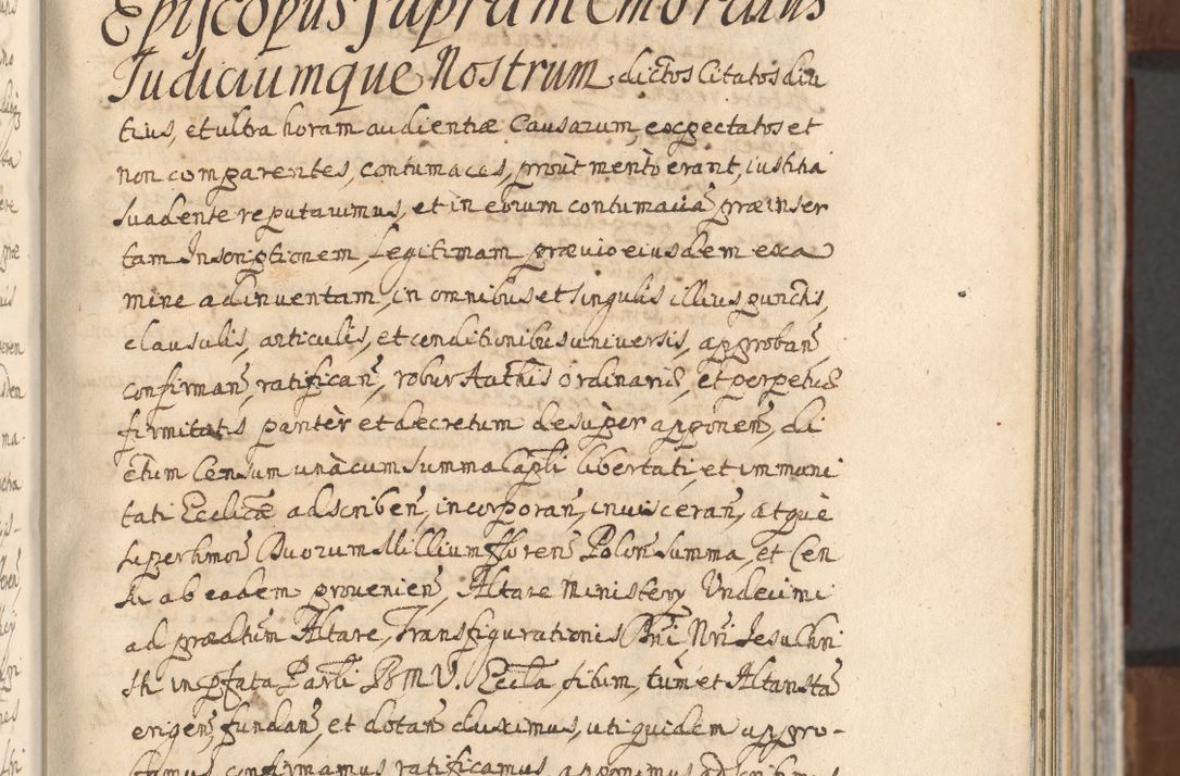 Zdjęcie nr 121 dla obiektu archiwalnego: Acta actorum, decretorum, sententiarum, erectionum, confirmationum, institutionum, resignationum, constitutionum, provisionum, quietationum, submissionum, protestationum, substitutionum R. D. Petri Gembicki, episcopi Cracoviensis, ducis Severiae in a. D. 1650 et 1651 acticatorum. Volumen V