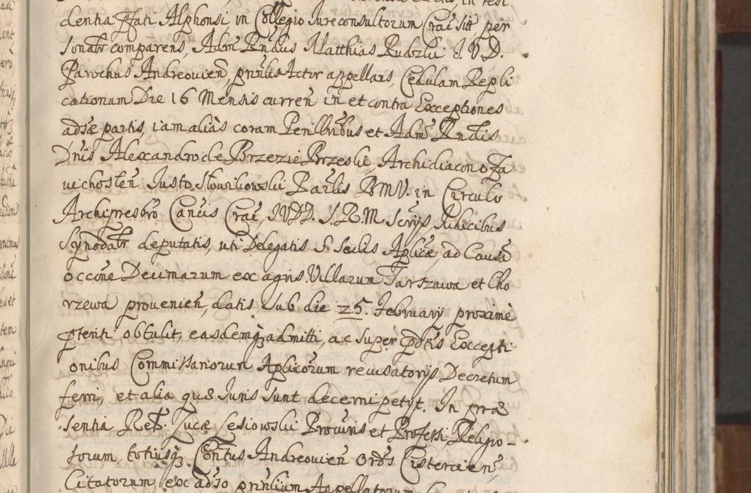 Zdjęcie nr 123 dla obiektu archiwalnego: Acta actorum, decretorum, sententiarum, erectionum, confirmationum, institutionum, resignationum, constitutionum, provisionum, quietationum, submissionum, protestationum, substitutionum R. D. Petri Gembicki, episcopi Cracoviensis, ducis Severiae in a. D. 1650 et 1651 acticatorum. Volumen V