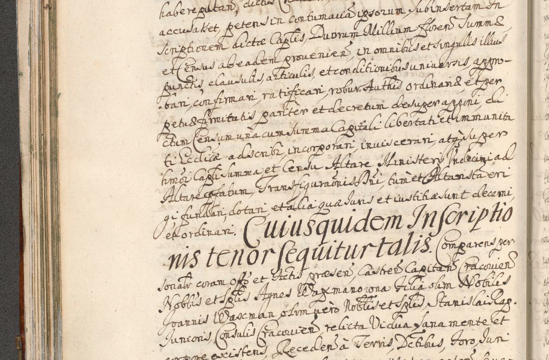 Zdjęcie nr 116 dla obiektu archiwalnego: Acta actorum, decretorum, sententiarum, erectionum, confirmationum, institutionum, resignationum, constitutionum, provisionum, quietationum, submissionum, protestationum, substitutionum R. D. Petri Gembicki, episcopi Cracoviensis, ducis Severiae in a. D. 1650 et 1651 acticatorum. Volumen V