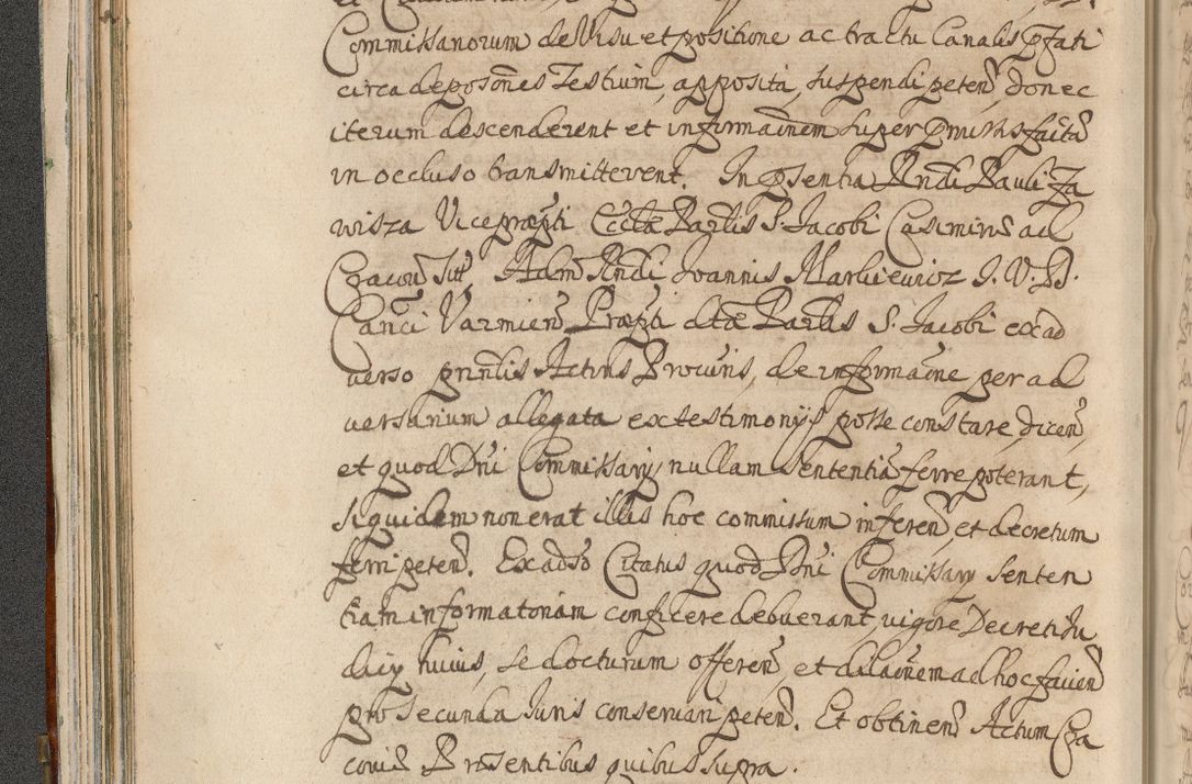 Zdjęcie nr 106 dla obiektu archiwalnego: Acta actorum, decretorum, sententiarum, erectionum, confirmationum, institutionum, resignationum, constitutionum, provisionum, quietationum, submissionum, protestationum, substitutionum R. D. Petri Gembicki, episcopi Cracoviensis, ducis Severiae in a. D. 1650 et 1651 acticatorum. Volumen V