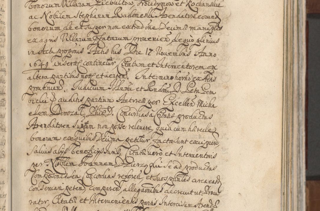 Zdjęcie nr 105 dla obiektu archiwalnego: Acta actorum, decretorum, sententiarum, erectionum, confirmationum, institutionum, resignationum, constitutionum, provisionum, quietationum, submissionum, protestationum, substitutionum R. D. Petri Gembicki, episcopi Cracoviensis, ducis Severiae in a. D. 1650 et 1651 acticatorum. Volumen V