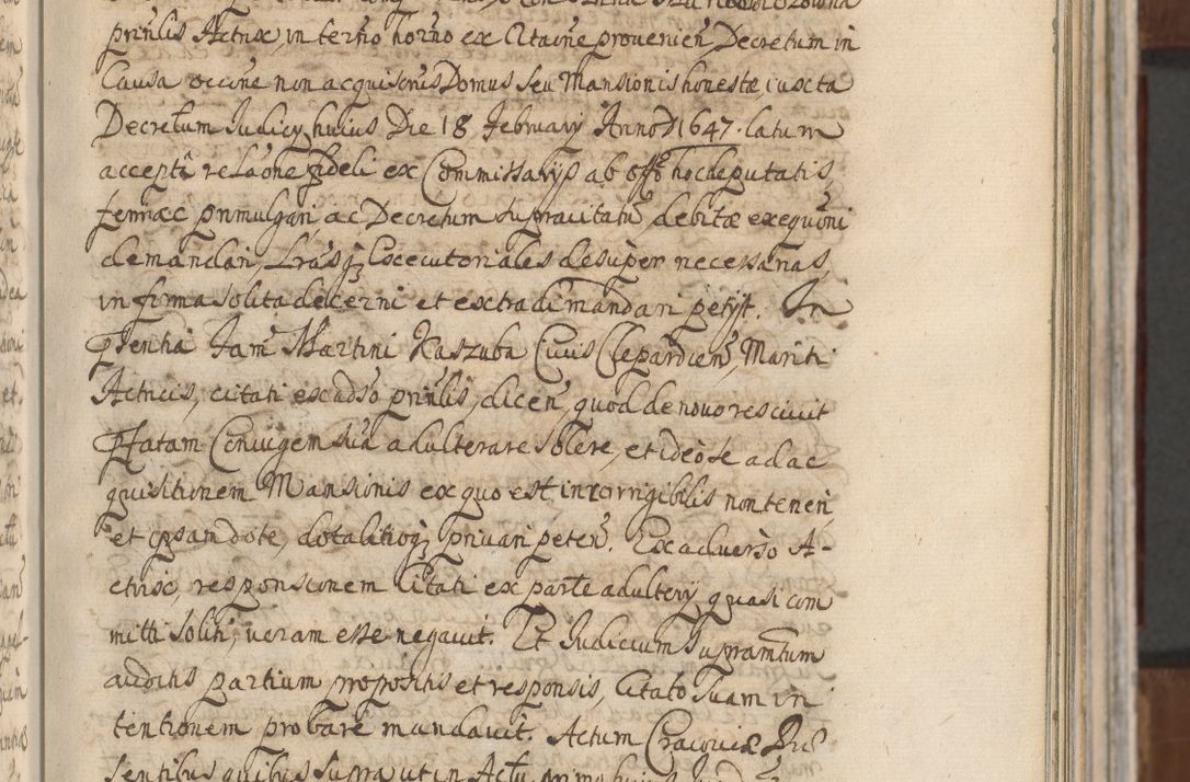 Zdjęcie nr 103 dla obiektu archiwalnego: Acta actorum, decretorum, sententiarum, erectionum, confirmationum, institutionum, resignationum, constitutionum, provisionum, quietationum, submissionum, protestationum, substitutionum R. D. Petri Gembicki, episcopi Cracoviensis, ducis Severiae in a. D. 1650 et 1651 acticatorum. Volumen V